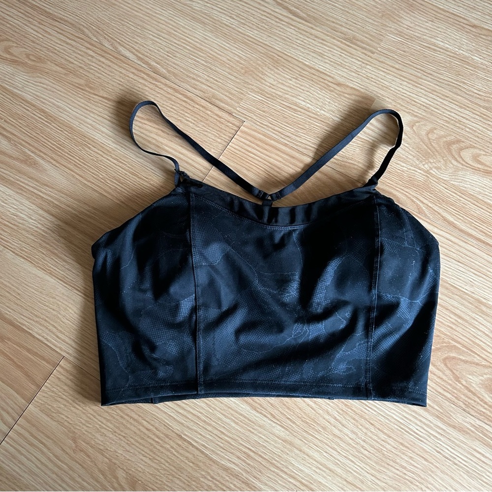 NWT Old Navy Black Go Dry Light Support Sports Bra XL